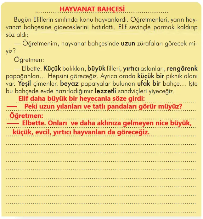 3. Sınıf Türkçe Ders Kitabı 268-269-270-271-272-273-274. Sayfa Cevapları İlke Yayıncılık 3. Sınıf Türkçe Ders Kitabı Sayfa 274 Cevapları İlke Yayıncılık