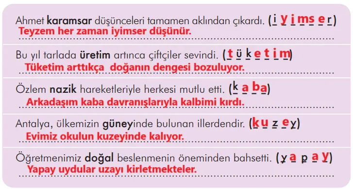 3. Sınıf Türkçe Ders Kitabı 275-276-277-278-279-280-281. Sayfa Cevapları İlke Yayıncılık 3. Sınıf Türkçe Ders Kitabı Sayfa 279 Cevapları İlke Yayıncılık
