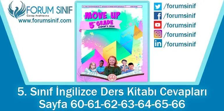 5. Sınıf İngilizce Ders Kitabı 60-61-62-63-64-65-66. Sayfa Cevapları MEB Yayınları 5. Sınıf İngilizce Ders Kitabı 60-61-62-63-64-65-66. Sayfa Cevapları MEB Yayınları