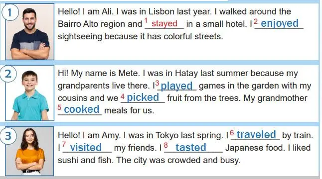 6. Sınıf İngilizce Ders Kitabı Sayfa 80 Cevapları MEB Yayınları