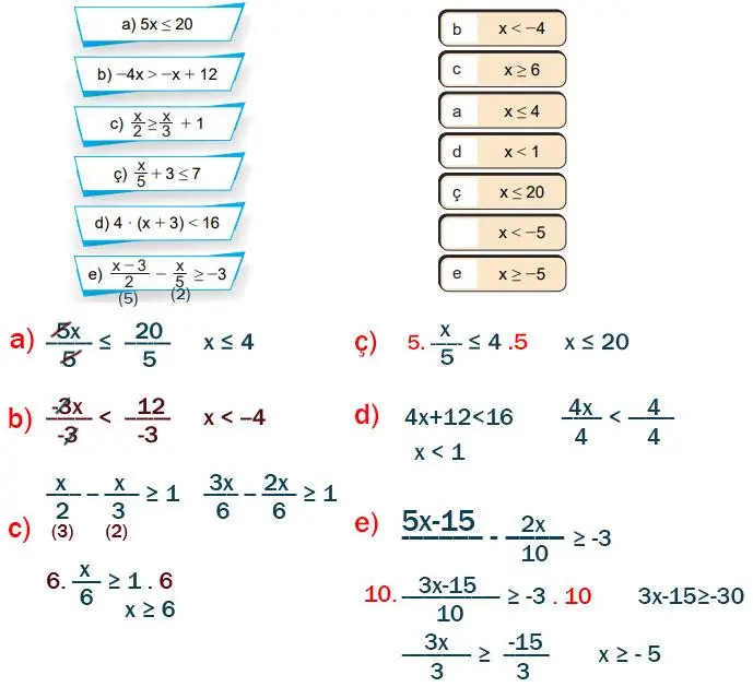 8. Sınıf Matematik Ders Kitabı Sayfa 226 Cevapları MEB Yayınları