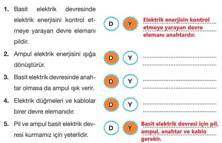 4. Sınıf Fen Bilimleri Ders Kitabı Sayfa 241 Cevapları Pasifik Yayıncılık