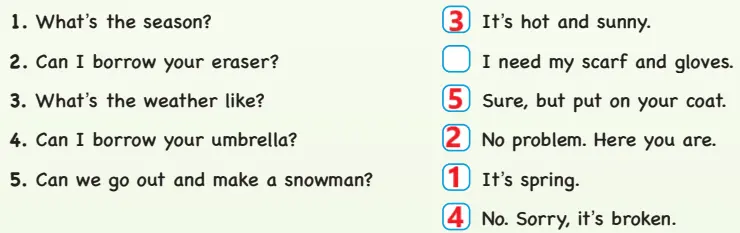 4. Sınıf İngilizce Ders Kitabı Sayfa 122 Cevapları SDR Dikey Yayıncılık1