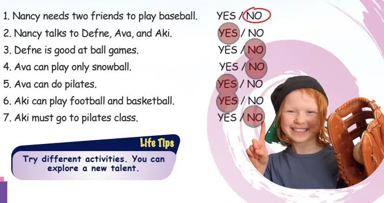 5. Sınıf İngilizce Ders Kitabı Sayfa 72 Cevapları MEB Yayınları