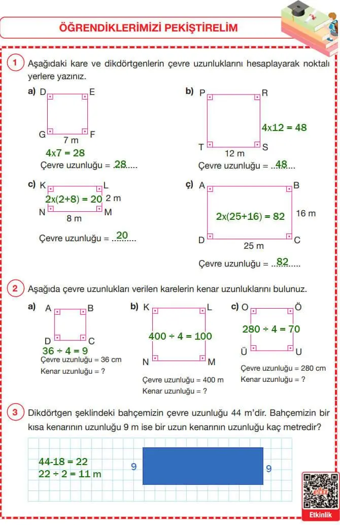 4. Sınıf Matematik Ders Kitabı Sayfa 239 Cevapları Pasifik Yayınları
