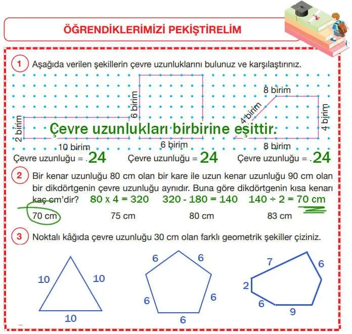 4. Sınıf Matematik Ders Kitabı Sayfa 242 Cevapları Pasifik Yayınları