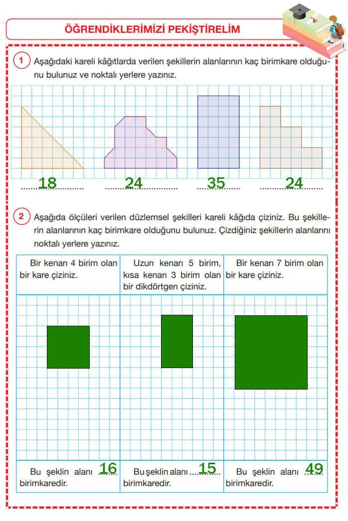 4. Sınıf Matematik Ders Kitabı Sayfa 249 Cevapları Pasifik Yayınları