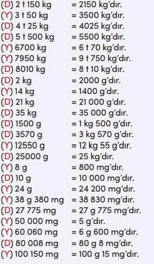 4. Sınıf Matematik Ders Kitabı Sayfa 269 Cevapları MEB Yayınları