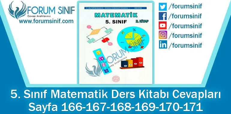 5. Sınıf Matematik Ders Kitabı 166-167-168-169-170-171. Sayfa Cevapları 2. Kitap