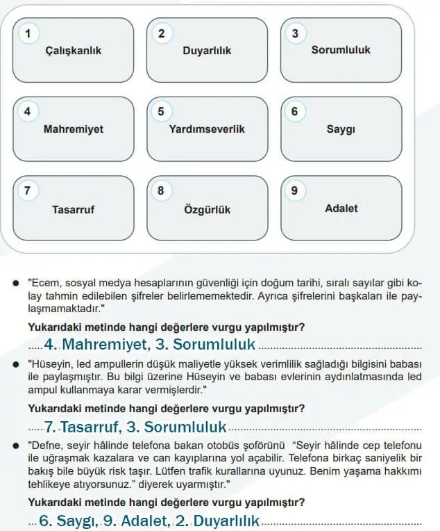 5. Sınıf Sosyal Bilgiler Ders Kitabı Sayfa 142 Cevapları MEB Yayınları