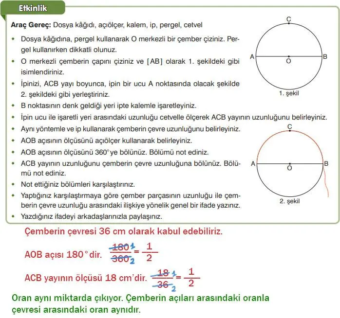 7. Sınıf Matematik Ders Kitabı Sayfa 251 Cevapları EDAT Yayınları