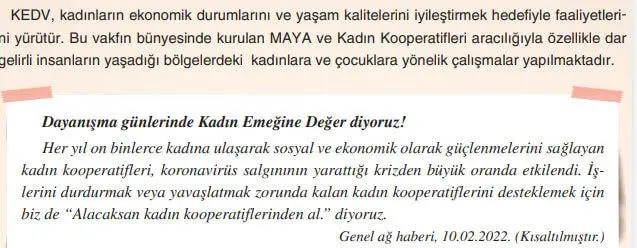 7. Sınıf Sosyal Bilgiler Ders Kitabı Sayfa 196 Cevapları Yıldırım Yayınları