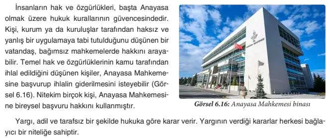 7. Sınıf Sosyal Bilgiler Ders Kitabı Sayfa 232 Cevapları Yıldırım Yayınları