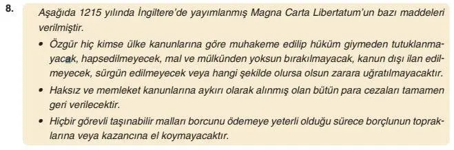 7. Sınıf Sosyal Bilgiler Ders Kitabı Sayfa 242 Cevapları Yıldırım Yayınları