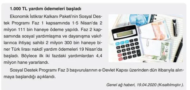 7. Sınıf Sosyal Bilgiler Ders Kitabı Sayfa 243 Cevapları Yıldırım Yayınları