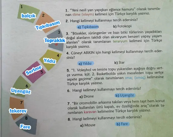 6. Sınıf Türkçe Ders Kitabı 30-31-32-33-35-37-38-39. Sayfa Cevapları 1. KİTAP 6. Sınıf Türkçe Ders Kitabı Sayfa 30 Cevapları MEB Yayınları