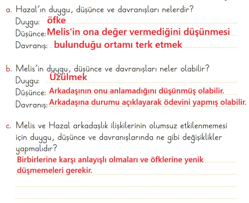 2. Sınıf Hayat Bilgisi Ders Kitabı Sayfa 40 Cevapları MEB Yayınları