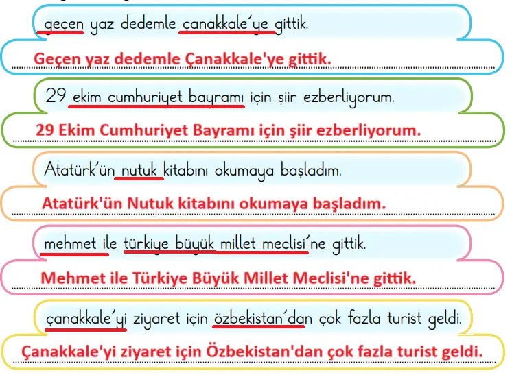 2. Sınıf Türkçe Ders Kitabı Sayfa 84 Cevapları MEB Yayınları