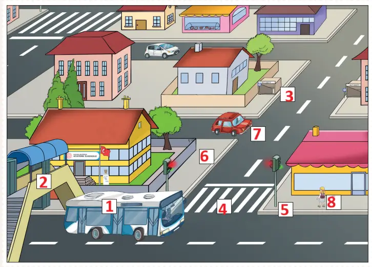 4. Sınıf Trafik Güvenliği Ders Kitabı Sayfa 15 Cevapları Anka Yayınevi
