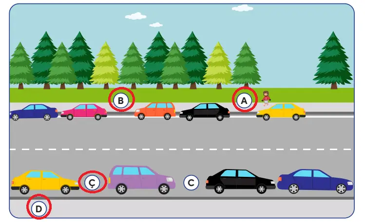 4. Sınıf Trafik Güvenliği Ders Kitabı Sayfa 23 Cevapları MEB Yayınları