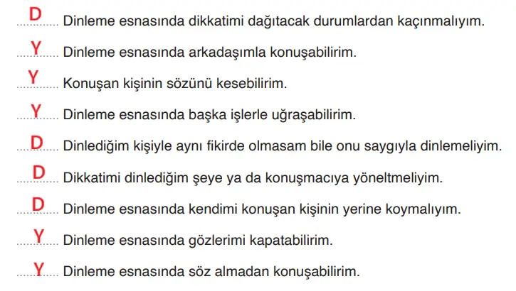 4. Sınıf Türkçe Ders Kitabı Sayfa 111 Cevapları ADA Yayıncılık