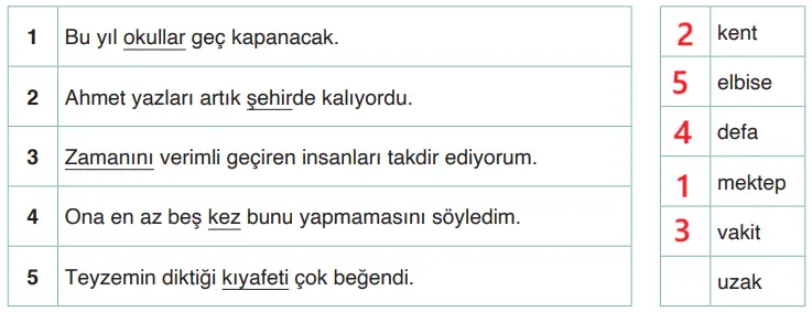 4. Sınıf Türkçe Ders Kitabı Sayfa 44 Cevapları ADA Yayıncılık