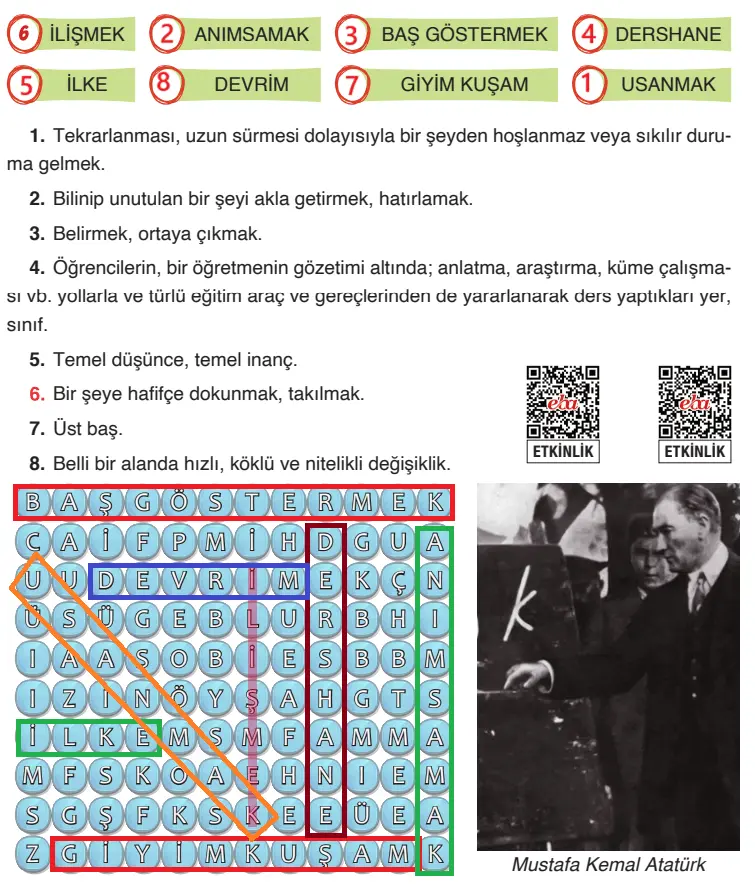 4. Sınıf Türkçe Ders Kitabı Sayfa 51 Cevapları ADA Yayıncılık