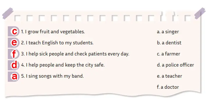 5. Sınıf İngilizce Ders Kitabı Sayfa 23 Cevapları MEB Yayınları