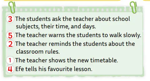 5. Sınıf İngilizce Ders Kitabı Sayfa 45 Cevapları MEB Yayınları