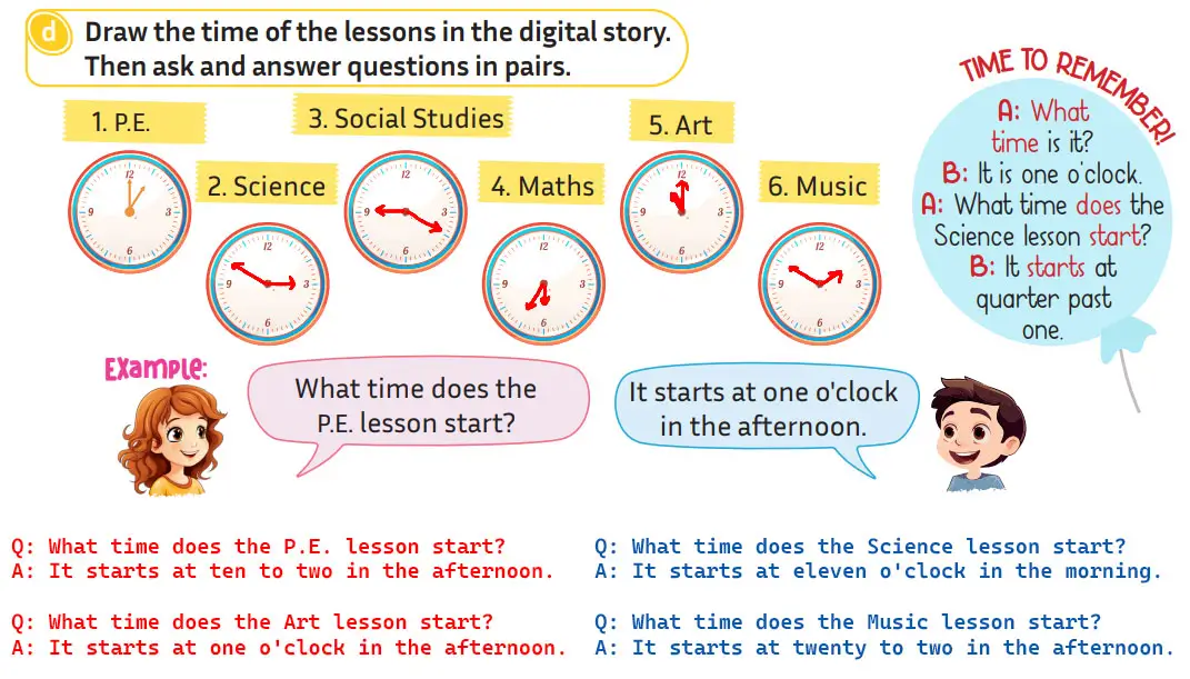 5. Sınıf İngilizce Ders Kitabı Sayfa 48 Cevapları MEB Yayınları
