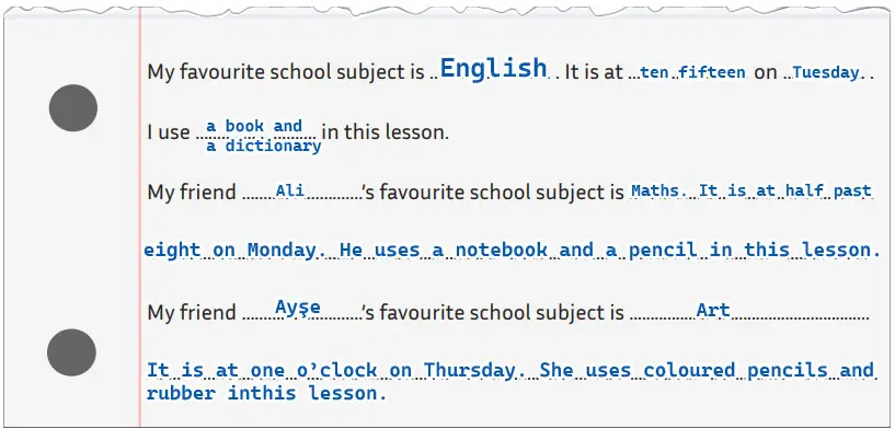 5. Sınıf İngilizce Ders Kitabı 49-50-51-52-53-54. Sayfa Cevapları MEB Yayınları 5. Sınıf İngilizce Ders Kitabı Sayfa 51 Cevapları MEB Yayınları