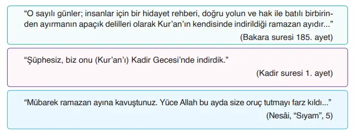 6. Sınıf Din Kültürü Ders Kitabı Sayfa 43-44-45-46-47. Cevapları MEB Yayınları 6. Sınıf Din Kültürü Ders Kitabı Sayfa 45 Cevapları MEB Yayınları