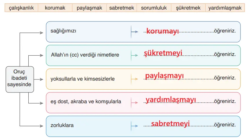 6. Sınıf Din Kültürü Ders Kitabı Sayfa 56 Cevapları MEB Yayınları