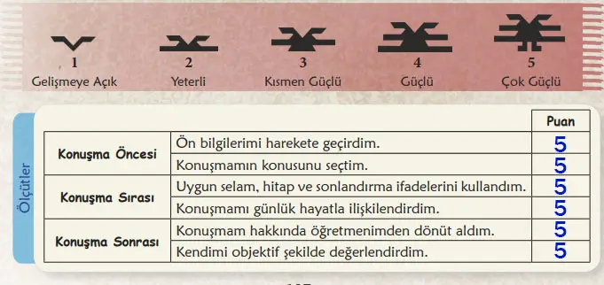 6. Sınıf Türkçe Ders Kitabı Sayfa 107 Cevapları MEB Yayınları