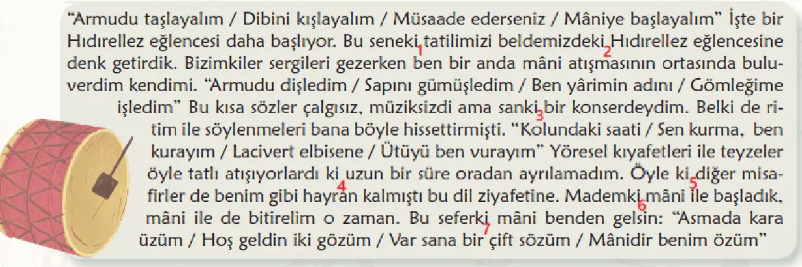6. Sınıf Türkçe Ders Kitabı 50-51-52-53-54-55-56-57-58. Sayfa Cevapları 1. KİTAP 6. Sınıf Türkçe Ders Kitabı Sayfa 57 Cevapları MEB Yayınları