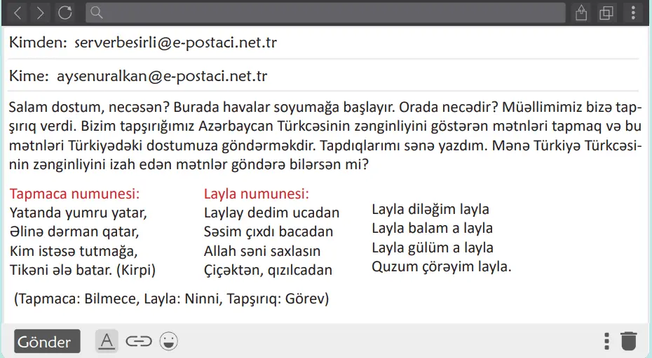 6. Sınıf Türkçe Ders Kitabı 60-61-62-63-64-65. Sayfa Cevapları 1. KİTAP 6. Sınıf Türkçe Ders Kitabı Sayfa 61 Cevapları MEB Yayınları