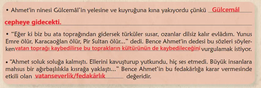 6. Sınıf Türkçe Ders Kitabı 68-72-73-74-75-76-77. Sayfa Cevapları 1. KİTAP 6. Sınıf Türkçe Ders Kitabı Sayfa 73 Cevapları MEB Yayınları