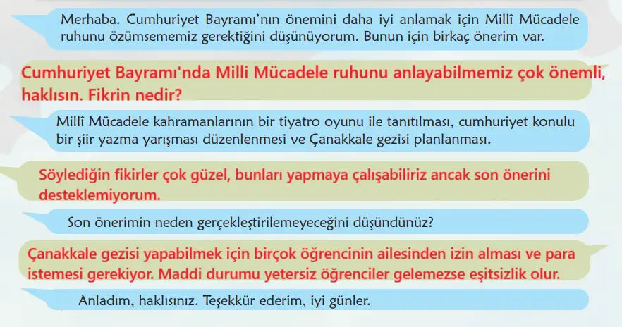 6. Sınıf Türkçe Ders Kitabı Sayfa 89 Cevapları MEB Yayınları
