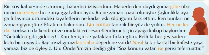 6. Sınıf Türkçe Ders Kitabı Sayfa 98 Cevapları MEB Yayınları1