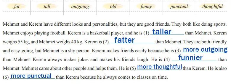 7. Sınıf İngilizce Ders Kitabı Sayfa 23 Cevapları SDR İpekyolu Yayıncılık