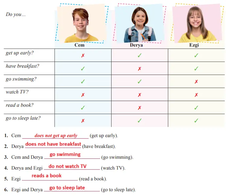 7. Sınıf İngilizce Ders Kitabı Sayfa 40 Cevapları SDR İpekyolu Yayıncılık