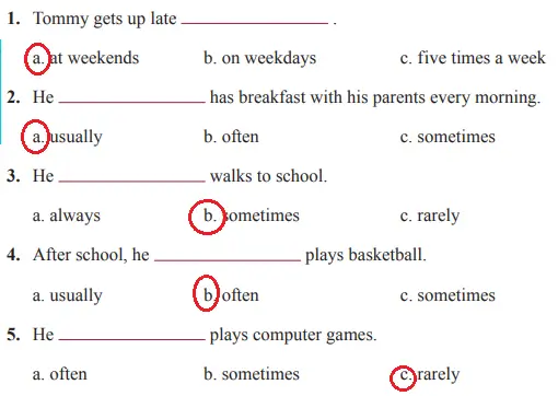 7. Sınıf İngilizce Ders Kitabı Sayfa 40 Cevapları SDR İpekyolu Yayıncılık1