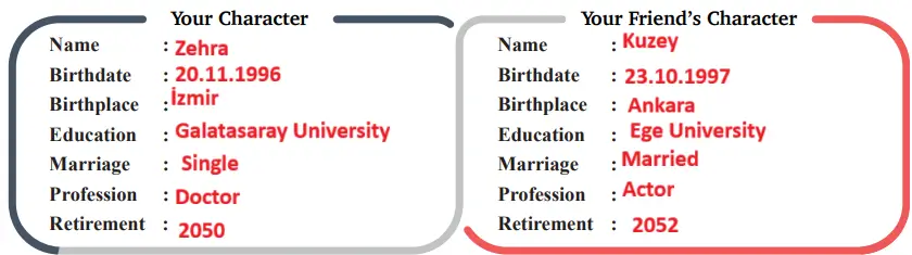 7. Sınıf İngilizce Ders Kitabı Sayfa 45 Cevapları SDR İpekyolu Yayıncılık1