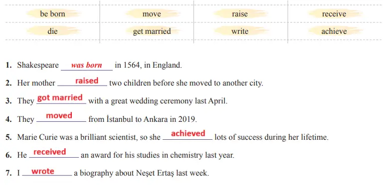 7. Sınıf İngilizce Ders Kitabı Sayfa 54 Cevapları SDR İpekyolu Yayıncılık1