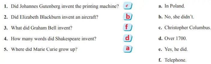 7. Sınıf İngilizce Ders Kitabı Sayfa 58 Cevapları SDR İpekyolu Yayıncılık1