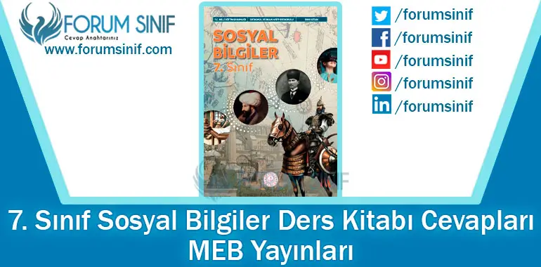 7. Sınıf Sosyal Bilgiler Ders Kitabı Cevapları MEB Yayınları