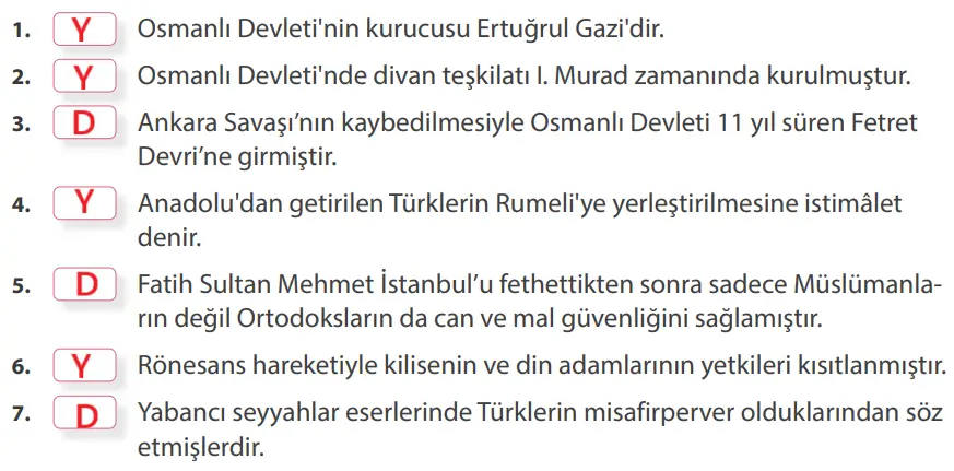 7. Sınıf Sosyal Bilgiler Ders Kitabı 105-106-107-108-109. Sayfa Cevapları MEB Yayınları 7. Sınıf Sosyal Bilgiler Ders Kitabı Sayfa 105 Cevapları MEB Yayınları