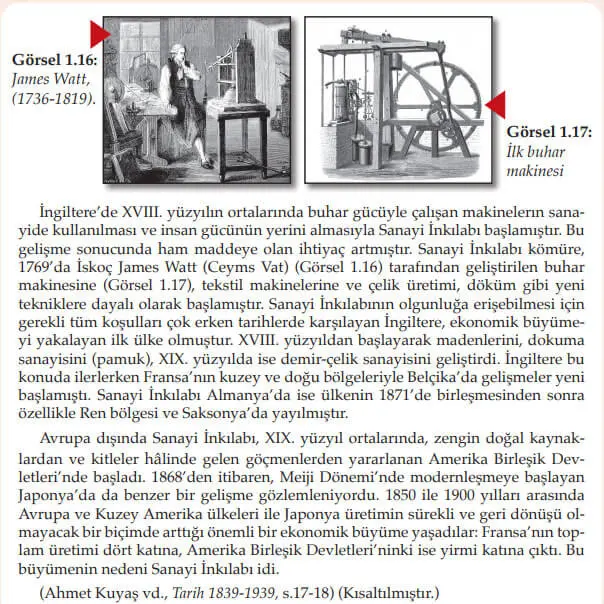 8. Sınıf İnkılap Tarihi Ders Kitabı Sayfa 20 Cevapları MEB Yayınları