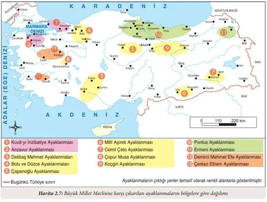 8. Sınıf İnkılap Tarihi Ders Kitabı Sayfa 72 Cevapları Dersdestek Yayıncılık