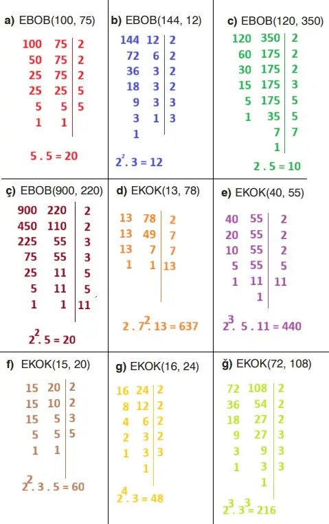 8. Sınıf Matematik Ders Kitabı Sayfa 25 Cevapları ADA Yayıncılık